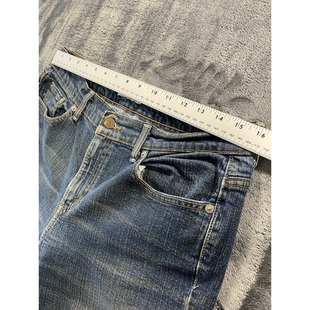Levi's 505 Straight Leg Distressed Jeans 10S Short Stretch - Picture 4 of 9